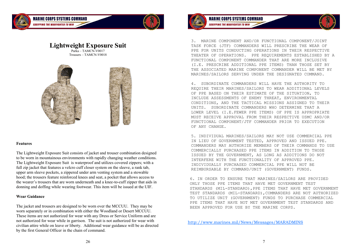 Organizational Clothing and Equipment Wear Guide, Page 7