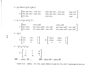 Transformation of Eci (Cis, Epoch ) Coordinates T0 Wgs 84 (Cts, Ecef) Coordinates - National Geospatial-Intelligence Agency, Page 29