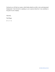 Sample Mechanic Cover Letter, Page 2