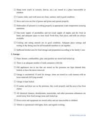 &quot;Foster Care Home Inspection Checklist Template&quot;, Page 3