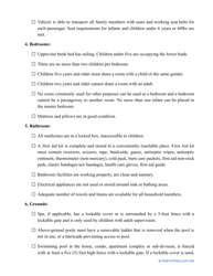 &quot;Foster Care Home Inspection Checklist Template&quot;, Page 4