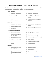 &quot;Home Inspection Checklist Template for Sellers&quot;