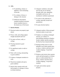 Home Inspection Checklist Template for Buyers, Page 3