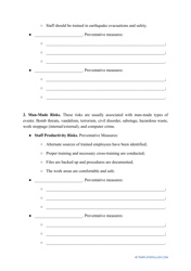 It Risk Assessment Template, Page 3