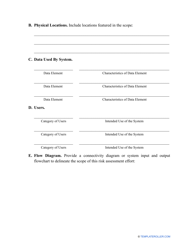 Business Risk Assessment Template, Page 4