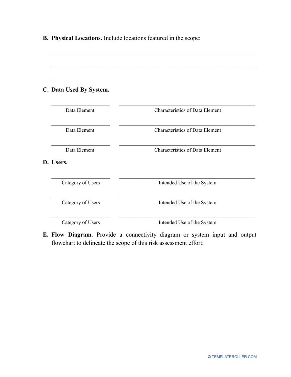 Business Risk Assessment Template, Page 4