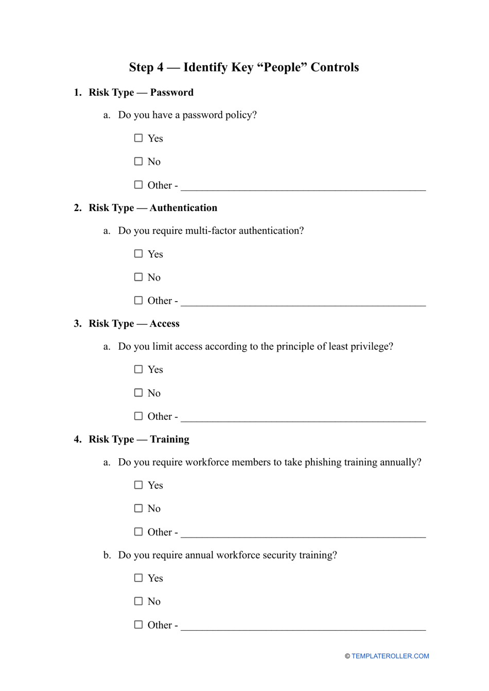 Vendor Risk Assessment Template, Page 10