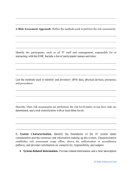 HIPAA Risk Assessment Template, Page 6