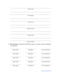 HIPAA Risk Assessment Template, Page 8