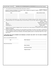 Form CR-12 Certificate of Professional Bondsman (Professional Surety Company) - Alabama, Page 2