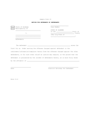 Document preview: Sample Form 19 Motion for Severance of Defendants - Alabama