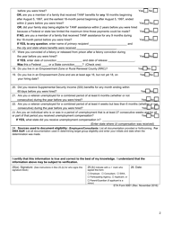 ETA Form 9061 Individual Characteristics Form (Icf) - Work Opportunity Tax Credit, Page 2