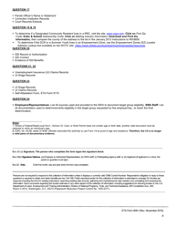 ETA Form 9061 Individual Characteristics Form (Icf) - Work Opportunity Tax Credit, Page 4