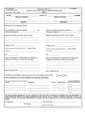 Form CS-47 &quot;Domestic Relations/Child Support Information Sheet&quot; - Alabama