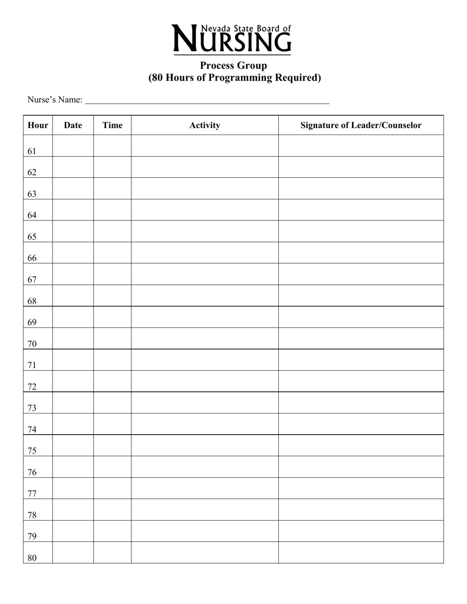 Process Group (80 Hours of Programming Required) - Nevada, Page 4