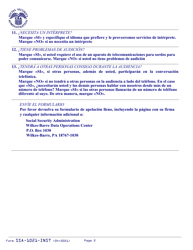 Instrucciones para Formulario SSA-1021-SP Apelacion De La Determinacon Por El Beneficio Adicional De Ayuda Para Los Costos Por Medicamento De Medicare (Spanish), Page 2