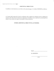 Preliminary Conference Stipulation and Order - Nassau County, New York, Page 5