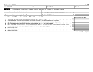 IRS Form 1065 Schedule K-3 Partner&#039;s Share of Income, Deductions, Credits, Etc. - International, Page 21
