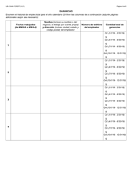 Formulario UIB-1244A-S Solicitud Inicial Para Asistencia De Desempleo Por La Pandemia - Arizona (Spanish), Page 4