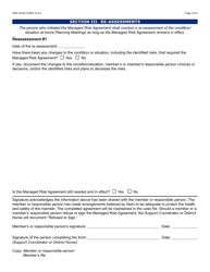 Form DDD-1530A Managed Risk Agreement Services and/or Placement - Arizona, Page 3