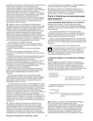 Instrucciones para IRS Formulario 941-X (PR) Ajuste a La Declaracion Federal Trimestral Del Patrono O Reclamacion De Reembolso (Puerto Rican Spanish), Page 9