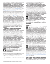 Instrucciones para IRS Formulario 7200(SP) Anticipo De Pago De Creditos Del Empleador Debido Al Covid-19 (Spanish), Page 9