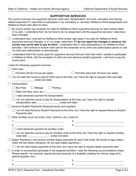 Form WTW2 Welfare-To-Work Plan Activity Assignment - California, Page 3