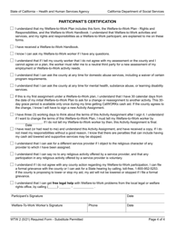Form WTW2 Welfare-To-Work Plan Activity Assignment - California, Page 4