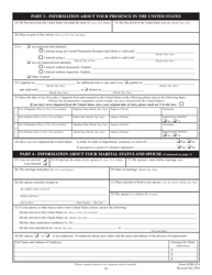 Form EOIR-42A Application for Cancellation of Removal for Certain Permanent Residents, Page 7