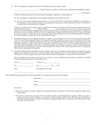 SEC Form 2306 (F-N) Appointment of Agent for Service of Process by Foreign Banks and Foreign Insurance Companies and Certain of Their Holding Companies and Finance Subsidiaries Making Public Offerings of Securities in the United States, Page 2