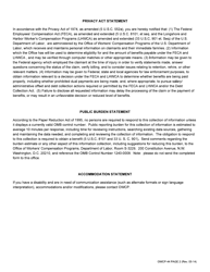 Form OWCP-44 Rehabilitation Action Report, Page 2