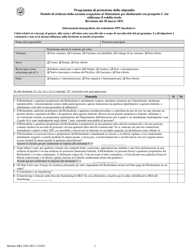 SBA Form 2483-SD-C Second Draw Borrower Application Form for Schedule C Filers Using Gross Income (Italian), Page 2