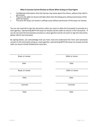 Disclosure and Consent to Dual Agent Designated Agency - Louisiana, Page 2