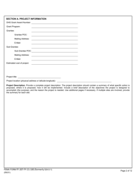 FEMA Form FF-207-FY-21-100 Environmental and Historic Preservation Screening Form, Page 2