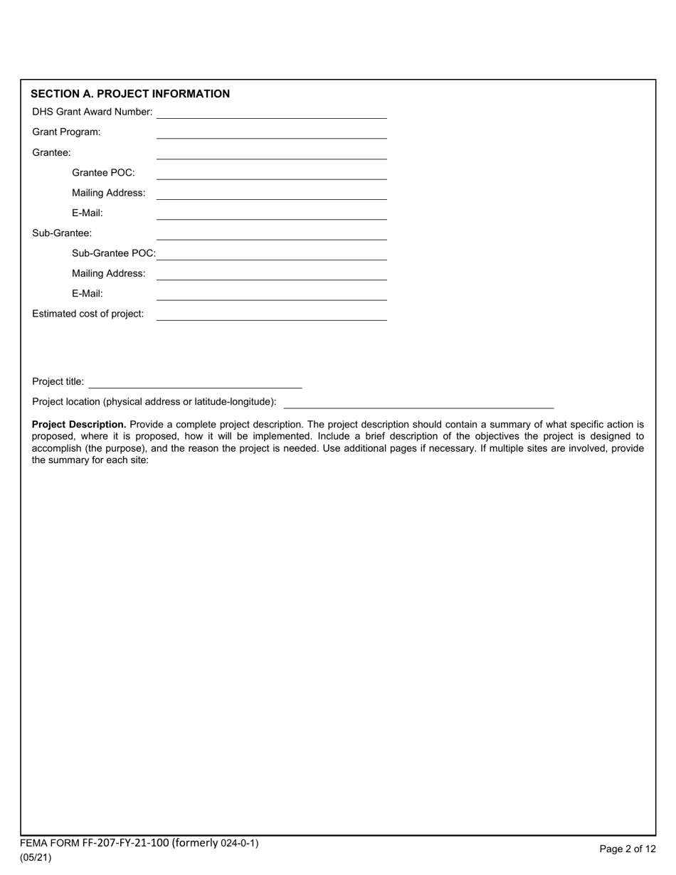 Fema Form Ff Fy Fill Out Sign Online And Download Fillable Pdf Templateroller