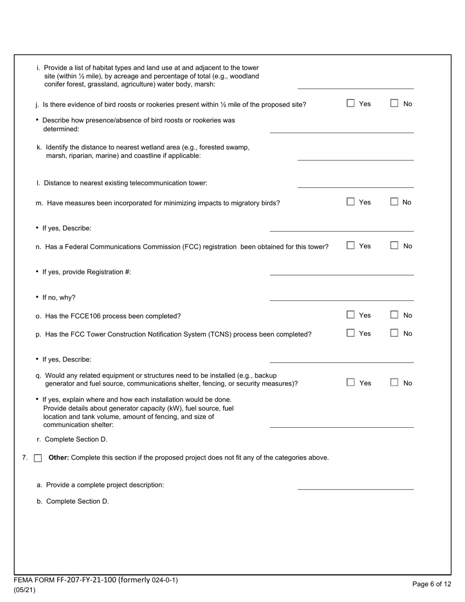 FEMA Form FF-207-FY-21-100 - Fill Out, Sign Online and Download ...