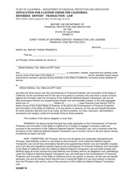 Form DFPI-CDDTL2020 Application for a License Under the California Deferred Deposit Transaction Law - Long Form - California, Page 10