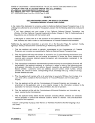 Form DFPI-CDDTL2020 Application for a License Under the California Deferred Deposit Transaction Law - Long Form - California, Page 20