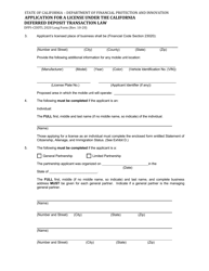 Form DFPI-CDDTL2020 Application for a License Under the California Deferred Deposit Transaction Law - Long Form - California, Page 2