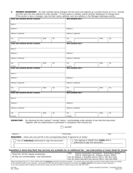 Form L021 LLC Statement of Change of Manager or Member Addresses - Arizona, Page 2