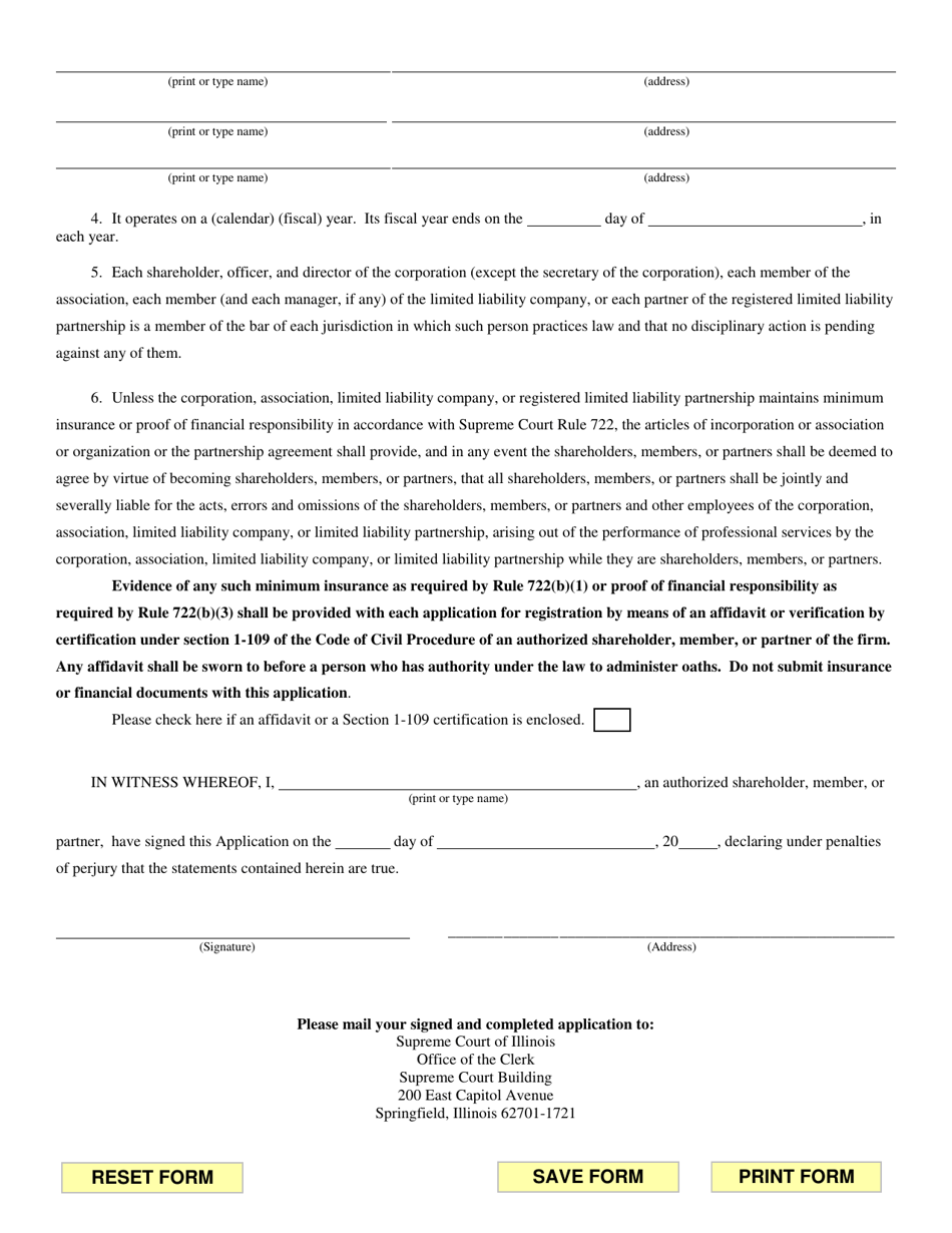 Illinois Application for Certificate of Registration - Fill Out, Sign ...