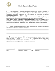 Docketing Statement (Civil) - Rule 312 - Illinois, Page 3