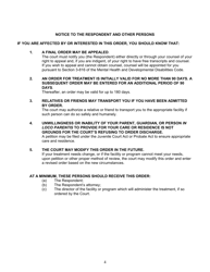 Order for Administration of Authorized Involuntary Treatment (Medication) - Illinois, Page 4