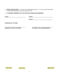 Order for Administration of Authorized Involuntary Treatment (Electroconvulsive Therapy) - Illinois, Page 3