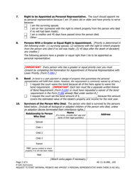 Form P-325 Request to Start Informal Probate and Appoint a Personal Representative When There Is No Will - Alaska, Page 2