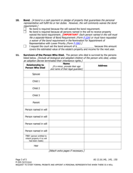 Form P-320 Request to Start Formal Probate and Appoint a Personal Representative When There Is a Will - Alaska, Page 3