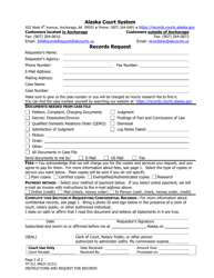 Form TF-311 Records Request - Municipality of Anchorage, Alaska, Page 2