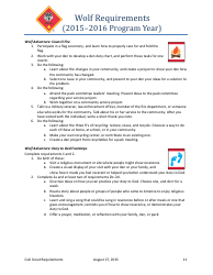 2015-2016 Cub Scout Requirements - Boy Scouts of America, Page 11