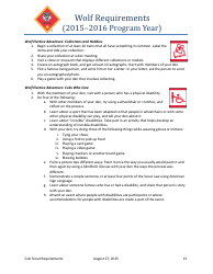 2015-2016 Cub Scout Requirements - Boy Scouts of America, Page 15