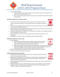 2015-2016 Cub Scout Requirements - Boy Scouts of America, Page 17
